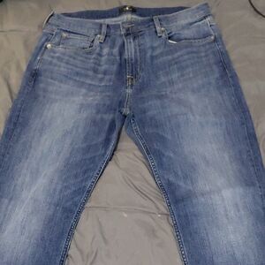 7 For All Mankind Relaxed Fit Blue Jeans